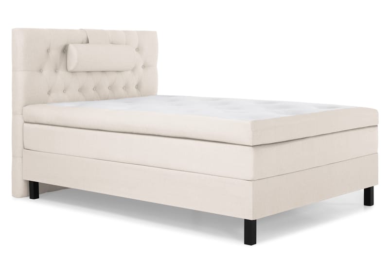 Lucky Komplett Sängpaket 120x200 Polyeter Diamant Sänggavel - Nackkudde Stor Beige - Products - Möbler - Säng - Enkelsäng