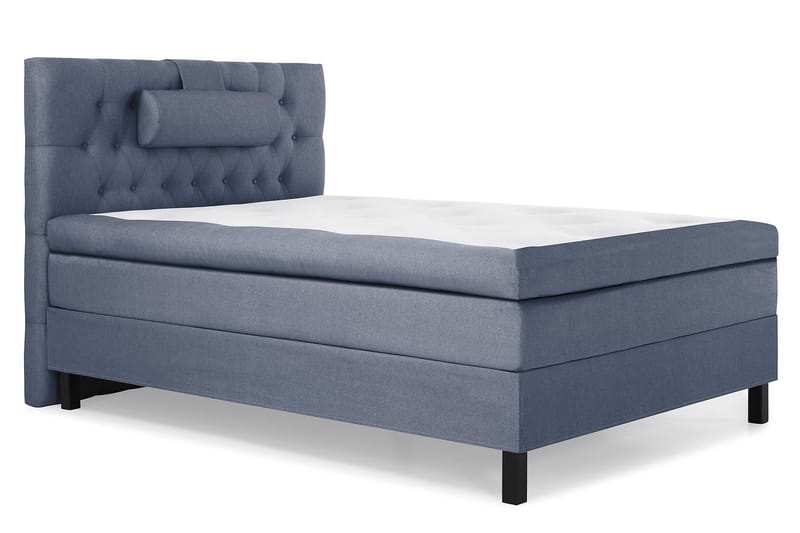 Lucky Komplett Sängpaket 120x200 Polyeter Diamant Sänggavel - Nackkudde Stor Mörkblå - Products - Möbler - Säng - Enkelsäng