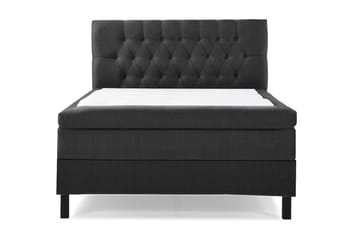 Lucky Komplett Sängpaket 120x200 Polyeter Diamant, Svart/Grå