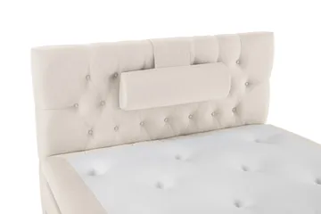 Lucky Komplett Sängpaket 120x200 Polyeter Diamant Sänggavel - Nackkudde Stor Beige - Products - Möbler - Säng - Enkelsäng