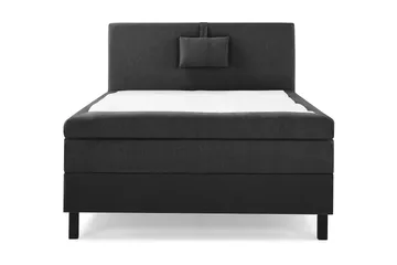 Lucky Komplett Sängpaket 120x200 Polyeter Slät, Nackkudde Liten Svart/Grå