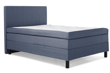 Lucky Komplett Sängpaket 140x200 Memory Slät Sänggavel - Mörkblå - Products - Möbler - Säng - Kontinentalsäng