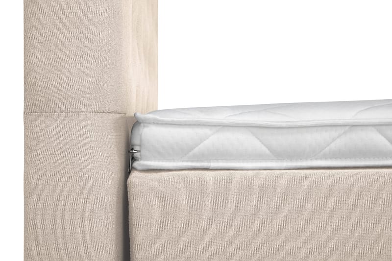 Lucky Komplett Sängpaket 140x200 Skum Slät Sänggavel - Nackkudde Liten Beige - Products - Möbler - Säng - Kontinentalsäng