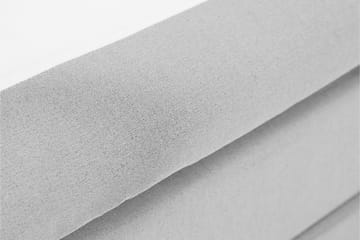 Lucky Komplett Sängpaket 140x200 Polyeter Slät Sänggavel - Nackkudde Stor Mellangrå - Products - Möbler - Säng - Kontinentalsäng