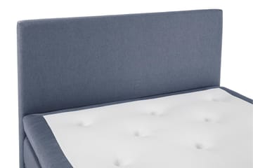 Lucky Komplett Sängpaket 140x200 Polyeter Slät - Mörkblå - Products - Möbler - Säng - Kontinentalsäng