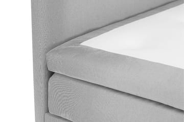 Lucky Komplett Sängpaket 140x200 Polyeter Slät Sänggavel - Nackkudde Stor Mellangrå - Products - Möbler - Säng - Kontinentalsäng
