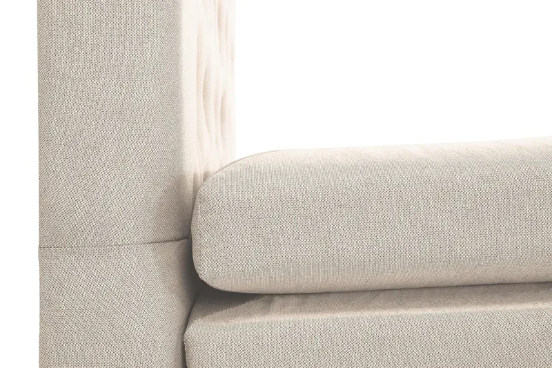 Lucky Kontinentalsäng 140x200Polyeter - Beige - Products - Möbler - Säng - Kontinentalsäng