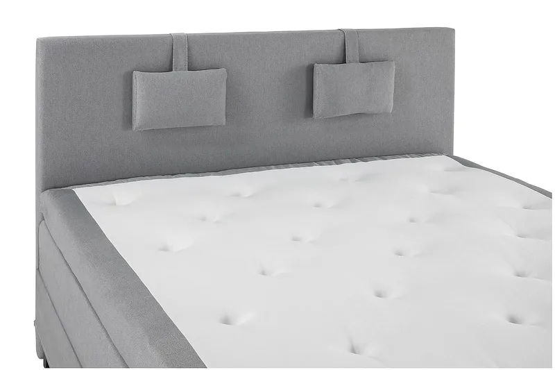 Lucky Kontinentalsäng 150x200Polyeter - Mellangrå - Products - Möbler - Säng - Kontinentalsäng