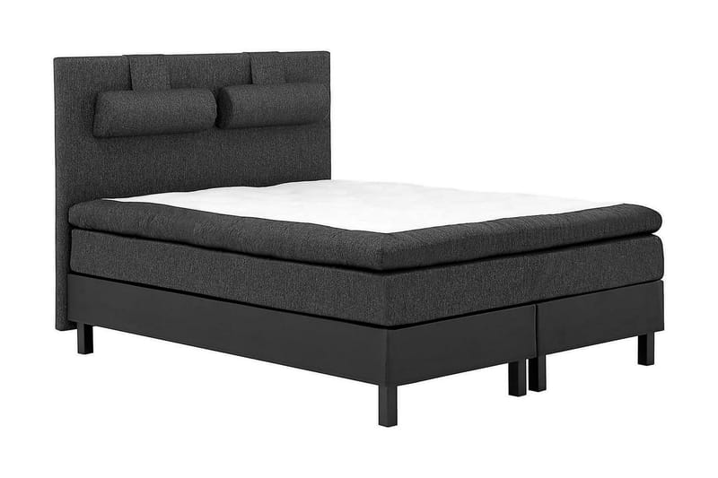 Lucky Kontinentalsäng 160x200Latexmadrass cm - Svart/Grå - Products - Möbler - Säng - Kontinentalsäng