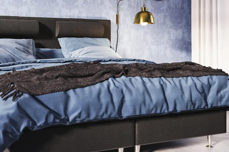 Meja Kontinentalsäng 180x200 - Svart - Products - Möbler - Säng - Kontinentalsäng