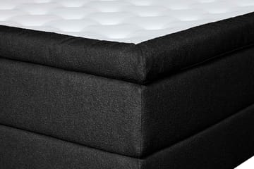 Oslo Lyx Kontinentalsäng 160 knappar loop 20 - Svart - Products - Möbler - Säng - Kontinentalsäng