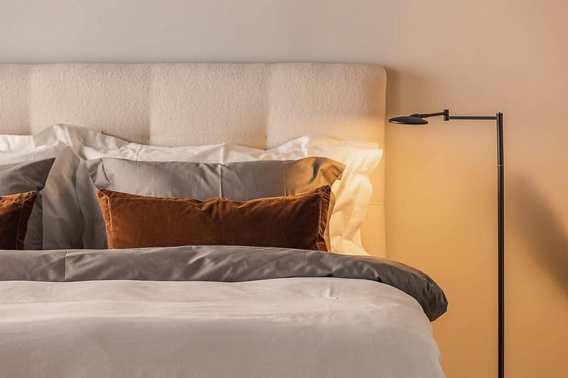 Oslo Lyx Kontinentalsäng 160x200 cm - Ljusbeige - Products - Möbler - Säng - Kontinentalsäng