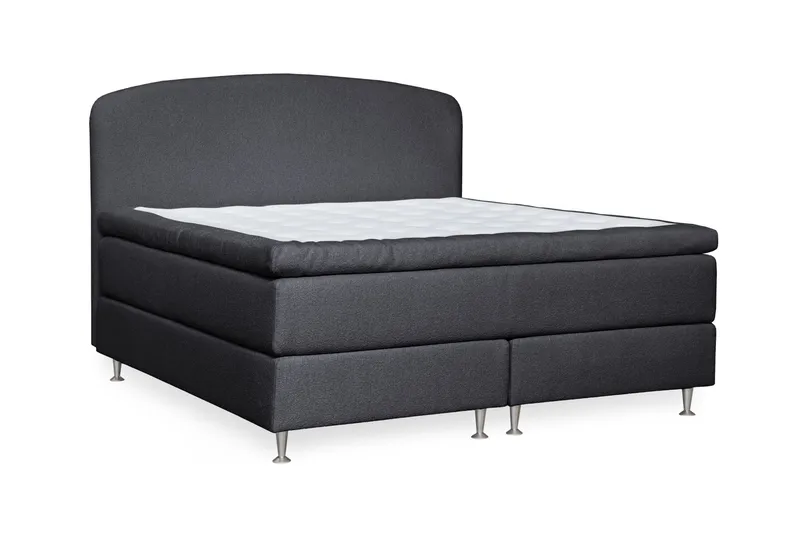 Oslo Lyx Sängpaket 160 curved loop 20, Svart