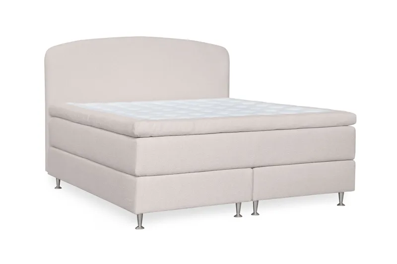 Oslo Lyx Sängpaket 180 curved loop 2, Ljusbeige
