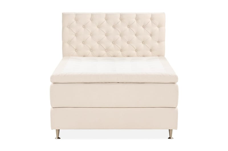 Oslo Lyx Sängpaket Kontinentalsäng 140x200 cm, Ljusbeige