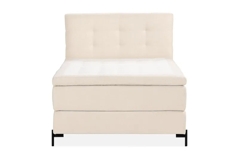 Oslo Lyx Sängpaket Kontinentalsäng 140x200 cm, Ljusbeige