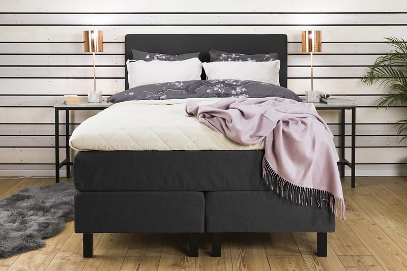 Princess Kontinentalsäng 120x200cm - Grå - Products - Möbler - Säng - Kontinentalsäng