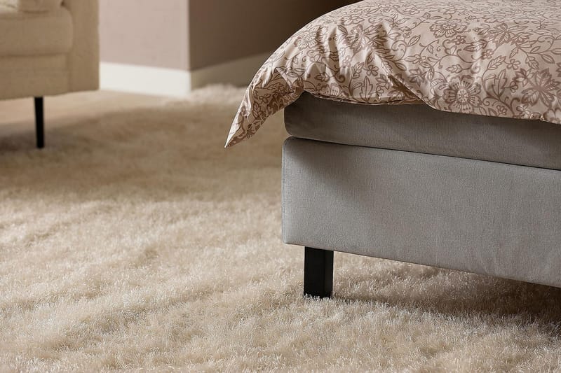 Princess Kontinentalsäng 140x200 cm - Ljusgrå/Sammet - Products - Möbler - Säng - Kontinentalsäng