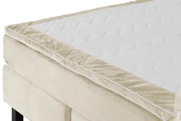 Princess Kontinentalsäng 140x200cm - Beige/Sammet - Products - Möbler - Säng - Kontinentalsäng