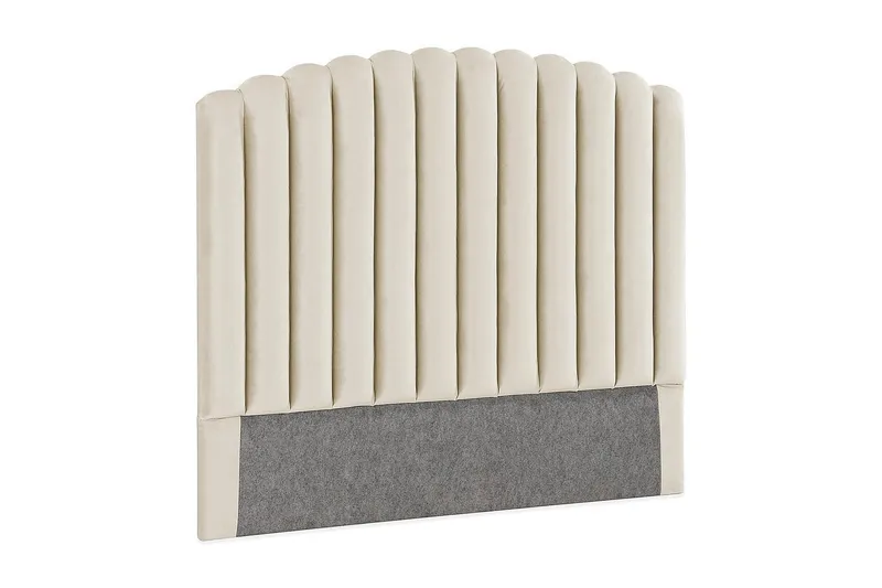 Davia Sänggavel Sammet 140 cm - Beige / Ljus - Products - Möbler - Säng - Sängtillbehör & sänggavel - Sänggavel