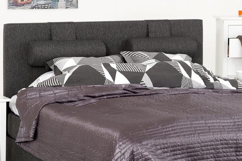 Lucky Sänggavel Slät 150 cm - Svart/Grå - Products - Möbler - Säng - Sängtillbehör & sänggavel - Sänggavel