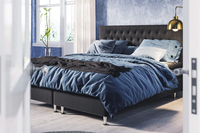 Meja Diamant Sänggavel 160x120 - Svart - Products - Möbler - Säng - Sängtillbehör & sänggavel - Sänggavel