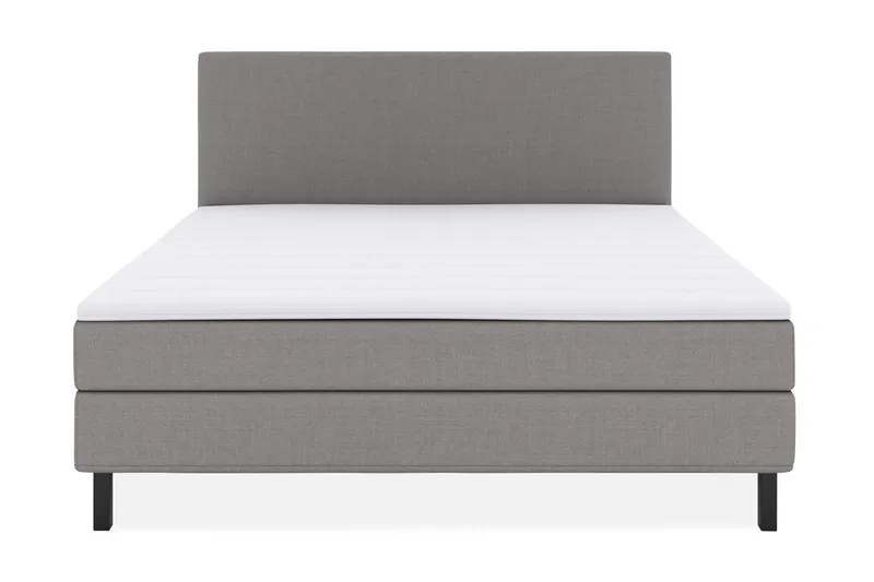 Select No 1 Komplett Sängpaket 180x200, Ljusgrå/Svart