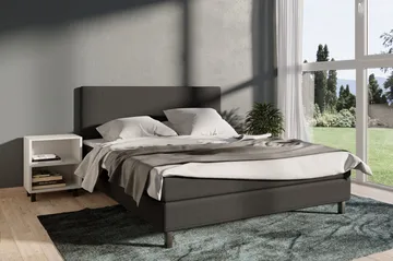 Select No 1 Komplett Sängpaket 180x200 - Mörkgrå/Svart - Products - Möbler - Säng - Kontinentalsäng