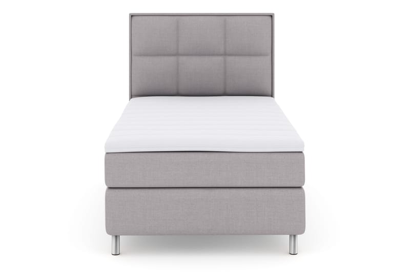 Select No 3 Komplett Sängpaket 120x200 Fast, Ljusgrå/Metall