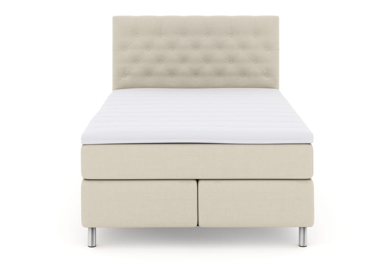 Select No 3 Komplett Sängpaket 140x200 Fast, Beige/Metall