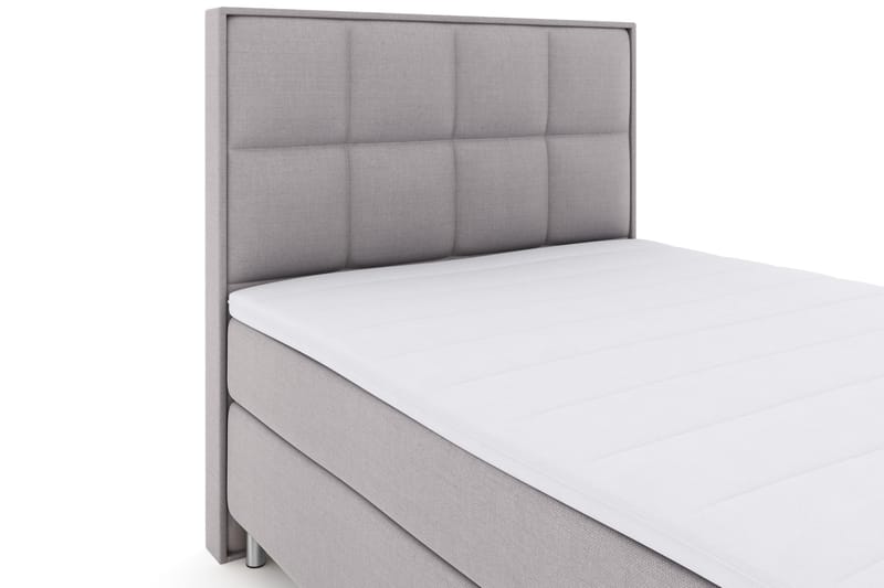 Select No 3 Komplett Sängpaket 140x200 Fast - Ljusgrå/Metall - Products - Möbler - Säng - Kontinentalsäng