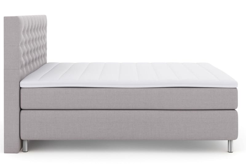 Select No 3 Komplett Sängpaket 160x200 Medium - Ljusgrå/Metall - Products - Möbler - Säng - Kontinentalsäng