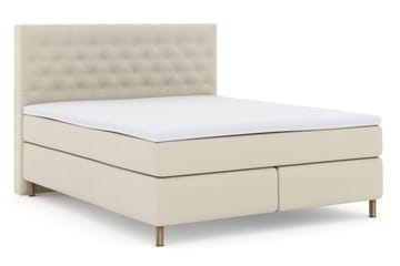 Select No 3 Komplett Sängpaket 210x210 Fast/Medium - Beige/Koppar - Products - Möbler - Säng - Kontinentalsäng