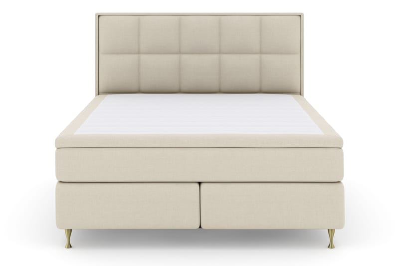 Select No 4 Komplett Sängpaket 180x200 Fast, Beige/Guld
