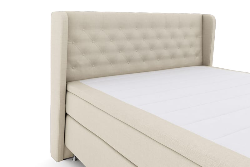 Select No 4 Komplett Sängpaket 180x200 Fast - Beige/Silver - Products - Möbler - Säng - Kontinentalsäng