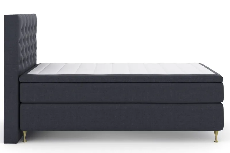 Select No 4 Kontinentalsäng 120x200 Medium - Blå/Guld - Products - Möbler - Säng - Enkelsäng
