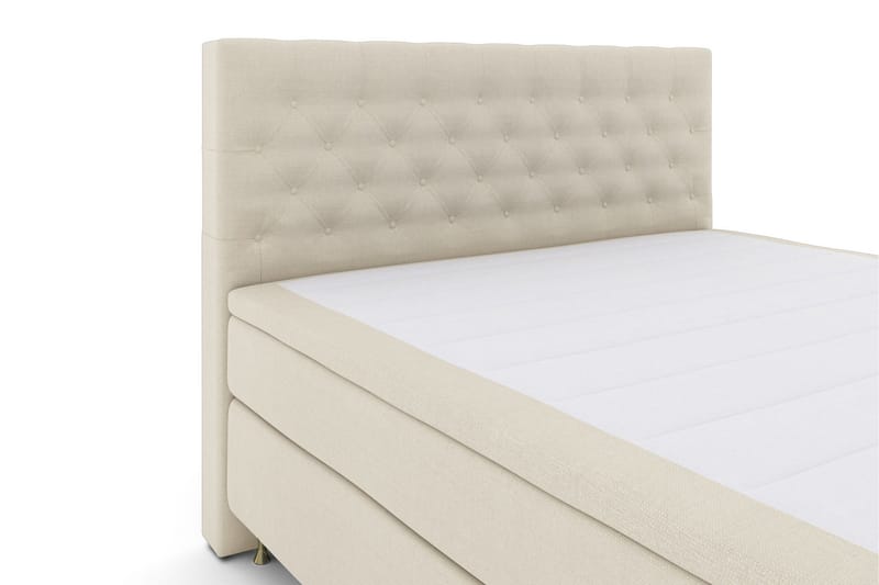 Select No 5 Komplett Sängpaket 180x200 Fast Latex - Beige/Guld - Products - Möbler - Säng - Kontinentalsäng