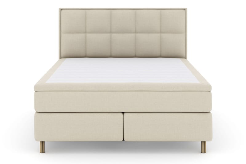 Select No 5 Komplett Sängpaket 180x200 Fast/Medium Watergel - Beige/Koppar - Products - Möbler - Säng - Kontinentalsäng