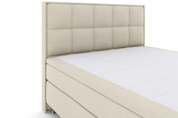 Select No 5 Komplett Sängpaket 210x210 Fast Latex - Beige/Silver - Products - Möbler - Säng - Kontinentalsäng