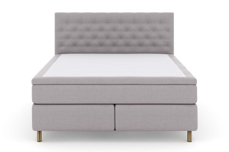 Select No 5 Komplett Sängpaket 210x210 Fast Latex - Ljusgrå/Koppar - Products - Möbler - Säng - Kontinentalsäng