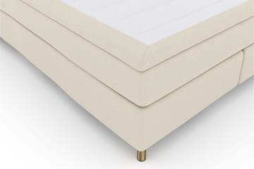Select No 5 Komplett Sängpaket 210x210 Fast/Medium Latex - Beige/Koppar - Products - Möbler - Säng - Kontinentalsäng