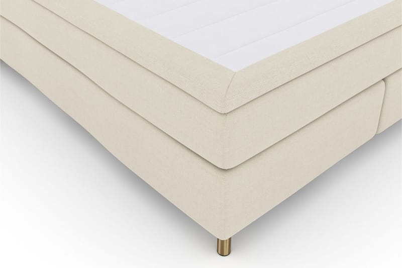 Select No 5 Komplett Sängpaket 210x210 Fast/Medium Latex - Beige/Koppar - Products - Möbler - Säng - Kontinentalsäng