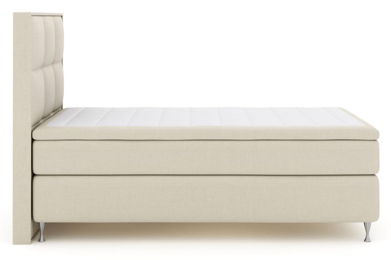 Select No 6 Komplett Sängpaket 140x200 Medium Memory/Pocket, Beige/Silver