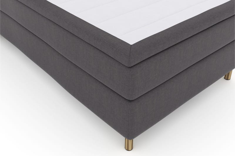 Select No 6 Kontinentalsäng 120x200 Fast Memory/Pocket - Mörkgrå/Koppar - Products - Möbler - Säng - Enkelsäng