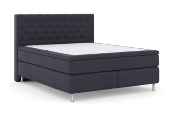 Select No 6 Kontinentalsäng 210x210 Fast/Medium Watergel - Blå/Metall - Products - Möbler - Säng - Kontinentalsäng