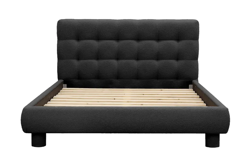 Teddy Komplett Sängpaket Sängram med Madrass 140x200 cm - Svart - Products - Möbler - Säng - Komplett sängpaket