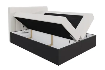 Vasil Kontinentalsäng 160x200 - Grå - Products - Möbler - Säng - Säng med förvaring