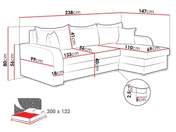 Alvared 3-sits Divansoffa - Products - Möbler - Soffa - Hörnsoffa