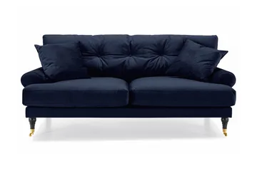 Andrew 2-sits Sammetssoffa