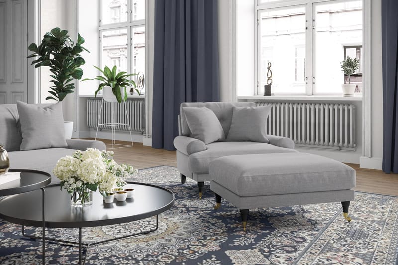 Andrew 2-sits Tygsoffa - Grå - Products - Möbler - Soffa - 2 sits soffa